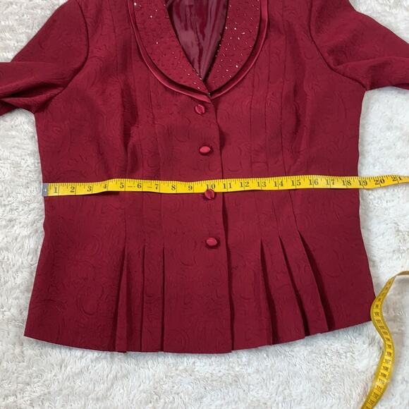 Vintage 90s Danny and Nicole two piece skirt suit, 14 - Picture 8 of 12